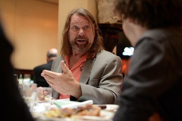 NEW YORK, NY - APRIL 15:  Cast member  'Hacksaw' Jim Duggan attends the WWE screening of 'Legends' House' at Smith & Wollensky on April 15, 2014 in New York City.  (Photo by Bryan Bedder/Getty Images for WWE)