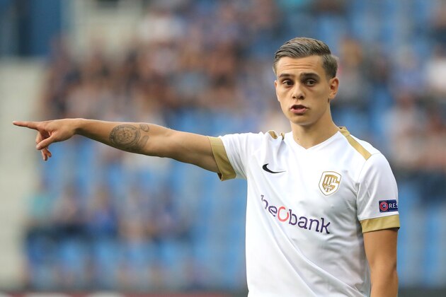 GENK, BELGIUM - SEPTEMBER 20: Leandro Trossard pictured during the UEFA Europa League Group I match between KRC Genk and Malmo at Cristal Arena on September 20, 2018 in Genk, Belgium. (Photo by Vincent Van Doornick.Isosport/MB Media/Getty Images)