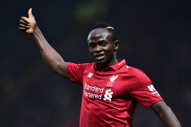 WATFORD, ENGLAND - NOVEMBER 24: Sadio Mane of Liverpool in action during the Premier League match between Watford FC and Liverpool FC at Vicarage Road on November 24, 2018 in Watford, United Kingdom. (Photo by Alex Broadway/Getty Images)