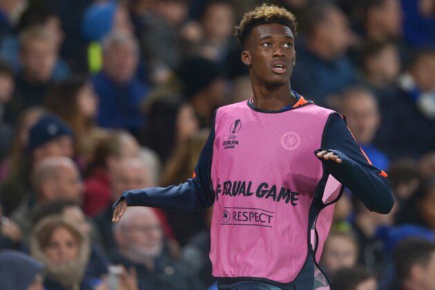 LONDON, ENGLAND - OCTOBER 25: Callum Hudson-Odoi of Chelsea during the UEFA Europa League Group L match between Chelsea and FC BATE Borisov at Stamford Bridge on October 25, 2018 in London, United Kingdom. (Photo by TF-Images/Getty Images) LONDON, ENGLAND - OCTOBER 25: Callum Hudson-Odoi of Chelsea during the UEFA Europa League Group L match between Chelsea and FC BATE Borisov at Stamford Bridge on October 25, 2018 in London, United Kingdom. (Photo by TF-Images/Getty Images)