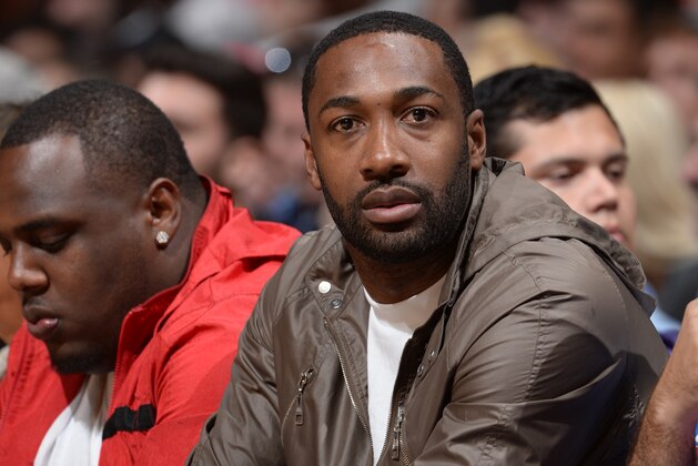 LOS ANGELES, CA - APRIL 03:  Former NBA player, Gilbert Arenas attends the Washington Wizards game against the Los Angeles Clippers at STAPLES Center on April 03, 2016 in Los Angeles, California. NOTE TO USER: User expressly acknowledges and agrees that, by downloading and/or using this Photograph, user is consenting to the terms and conditions of the Getty Images License Agreement. Mandatory Copyright Notice: Copyright 2016 NBAE (Photo by Andrew D. Bernstein/NBAE via Getty Images)