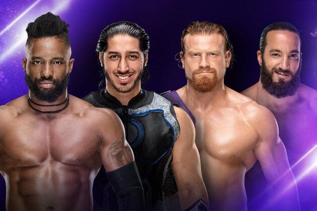 Cedric Alexander, Mustafa Ali, Buddy Murphy and Tony Nese
