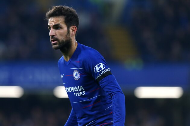 LONDON, ENGLAND - NOVEMBER 04: Cesc Fabregas of Chelsea FC in action during the Premier League match between Chelsea FC and Crystal Palace at Stamford Bridge on November 04, 2018 in London, United Kingdom. (Photo by Chloe Knott - Danehouse/Getty Images)