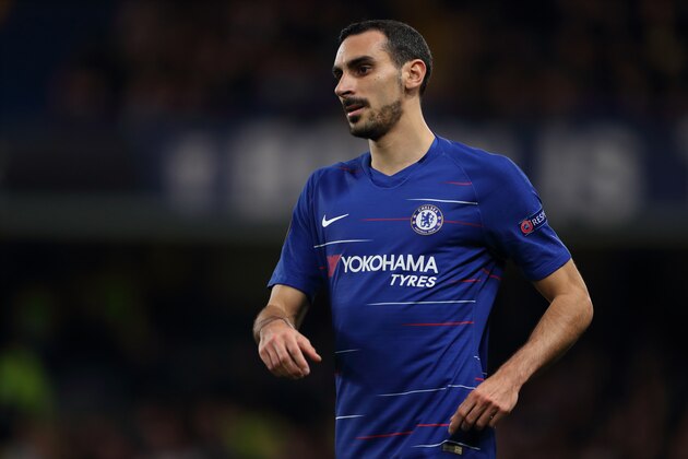 LONDON, ENGLAND - NOVEMBER 29: Davide Zappacosta of Chelsea during the UEFA Europa League Group L match between Chelsea and PAOK at Stamford Bridge on November 29, 2018 in London, United Kingdom. (Photo by James Williamson - AMA/Getty Images)