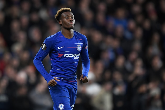 LONDON, ENGLAND - NOVEMBER 29: Callum Hudson-Odoi of Chelsea in action during the UEFA Europa League Group L match between Chelsea and PAOK at Stamford Bridge on November 29, 2018 in London, United Kingdom. (Photo by Michael Regan/Getty Images)