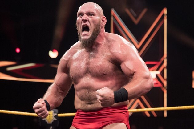 Lars Sullivan in an NXT ring.