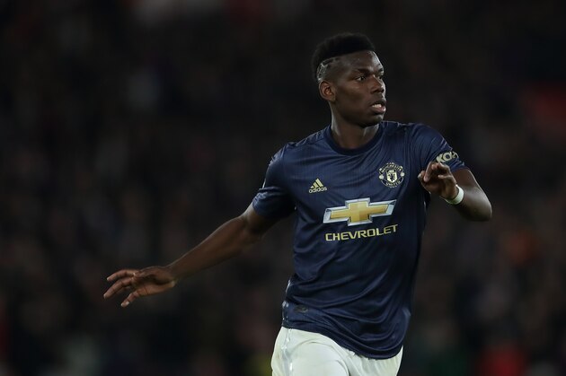 SOUTHAMPTON, ENGLAND - DECEMBER 01: Paul Pogba of Manchester United during the Premier League match between Southampton FC and Manchester United at St Mary's Stadium on December 1, 2018 in Southampton, United Kingdom. (Photo by James Williamson - AMA/Getty Images)