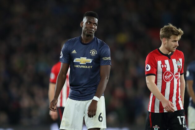 SOUTHAMPTON, ENGLAND - DECEMBER 01: Paul Pogba of Manchester United during the Premier League match between Southampton FC and Manchester United at St Mary's Stadium on December 1, 2018 in Southampton, United Kingdom. (Photo by James Williamson - AMA/Getty Images)