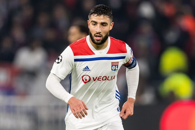 Nabil Fekir of Olympique Lyonnais during the UEFA Champions League group F match between Olympique Lyonnais and Manchester City at Stade de Lyon on November 27, 2018 in Decines, France(Photo by VI Images via Getty Images)