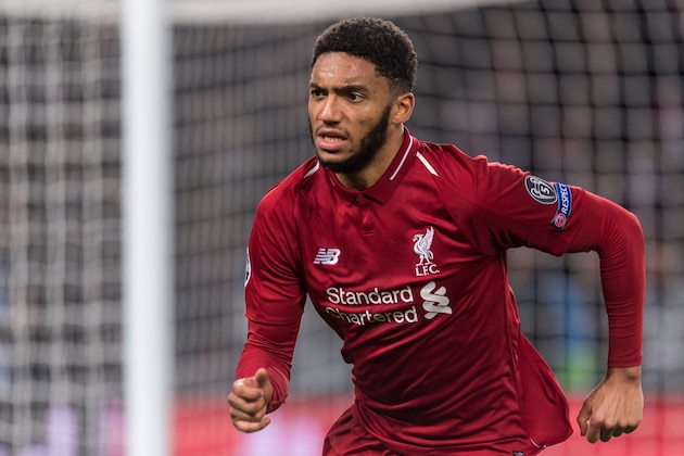 Joe Gomez of Liverpool FC during the UEFA Champions League group C match between Paris St Germain and Liverpool FC at the Parc des Princes on November 28, 2018 in Paris, France(Photo by VI Images via Getty Images)