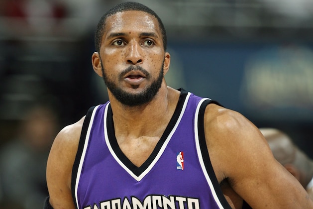 Sacramento Kings forward Shareef Abdur-Rahim runs back up the court after scoring during the fourth quarter of the Kings' 100-82 victory in an NBA basketball game in Denver on Saturday, April 15, 2006. Abdur-Rahim has the most games played of any active NBA player without an appearance in the playoffs.  (AP Photo/David Zalubowski)