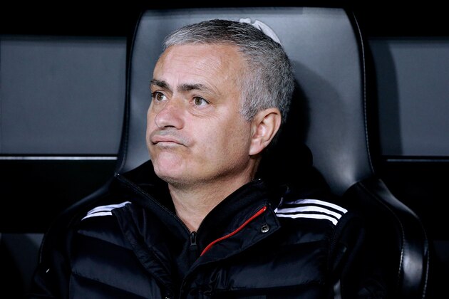 VALENCIA, SPAIN - DECEMBER 12: coach Jose Mourinho of Manchester United  during the UEFA Champions League  match between Valencia v Manchester United at the Estadio de Mestalla on December 12, 2018 in Valencia Spain (Photo by Jeroen Meuwsen/Soccrates/Getty Images)
