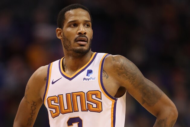 PHOENIX, ARIZONA - DECEMBER 13:  Trevor Ariza #3 of the Phoenix Suns during the second half of the NBA game against the Dallas Mavericks at Talking Stick Resort Arena on December 13, 2018 in Phoenix, Arizona.  The Suns defeated the Mavericks 99-89.  NOTE TO USER: User expressly acknowledges and agrees that, by downloading and or using this photograph, User is consenting to the terms and conditions of the Getty Images License Agreement. (Photo by Christian Petersen/Getty Images)