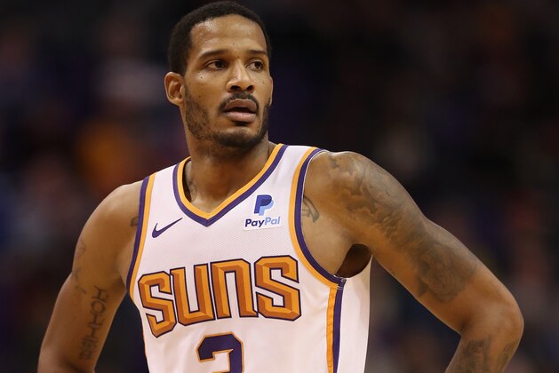 PHOENIX, ARIZONA - DECEMBER 13:  Trevor Ariza #3 of the Phoenix Suns during the second half of the NBA game against the Dallas Mavericks at Talking Stick Resort Arena on December 13, 2018 in Phoenix, Arizona.  The Suns defeated the Mavericks 99-89.  NOTE TO USER: User expressly acknowledges and agrees that, by downloading and or using this photograph, User is consenting to the terms and conditions of the Getty Images License Agreement. (Photo by Christian Petersen/Getty Images)