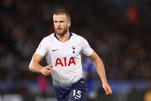 LEICESTER, ENGLAND - DECEMBER 08: Eric Dier of Tottenham during the Premier League match between Leicester City and Tottenham Hotspur at The King Power Stadium on December 8, 2018 in Leicester, United Kingdom. (Photo by James Williamson - AMA/Getty Images)
