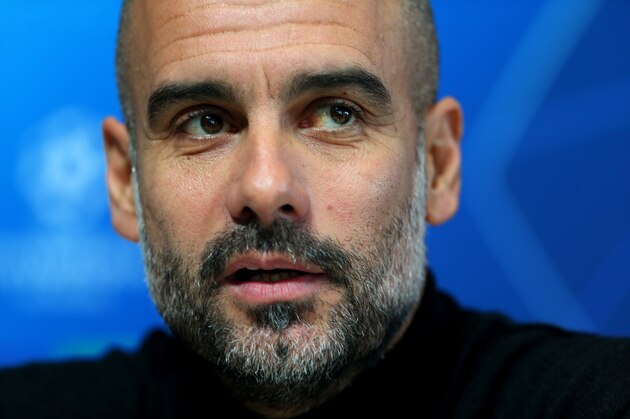 MANCHESTER, ENGLAND - DECEMBER 11: Manchester City Manager Pep Guardiola attends the Manchester City Press Conference at Etihad Stadium on December 11, 2018 in Manchester, England. (Photo by Chloe Knott - Danehouse/Getty Images)