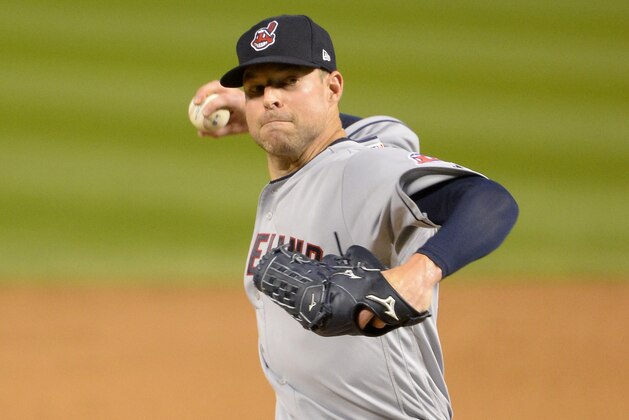CHICAGO - SEPTEMBER 24:  Corey Kluber #28 of the Cleveland Indians pitches against the Chicago White Sox on September 24, 2018 at Guaranteed Rate Field in Chicago, Illinois.  The Indians defeated the Chicago White Sox 4-0 as Kluber recorded his 20th win of the season.  (Photo by Ron Vesely/MLB Photos via Getty Images)