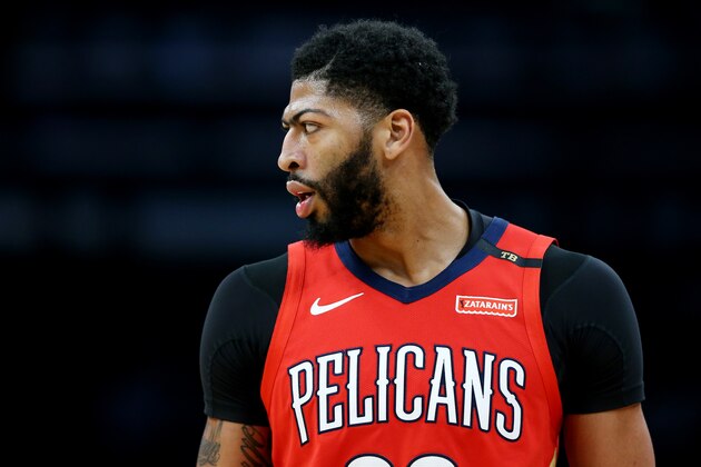 BOSTON, MA - DECEMBER 10: Anthony Davis #23 of the New Orleans Pelicans looks on during the game against the Boston Celtics at TD Garden on December 10, 2018 in Boston, Massachusetts. (Photo by Maddie Meyer/Getty Images)