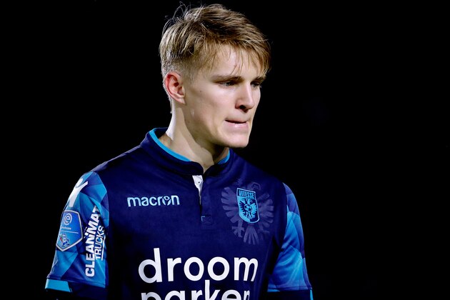 BREDA, NETHERLANDS - DECEMBER 9: Martin Odegaard of Vitesse  during the Dutch Eredivisie  match between NAC Breda v Vitesse at the Rat Verlegh Stadium on December 9, 2018 in Breda Netherlands (Photo by Geert van Erven/Soccrates/Getty Images)