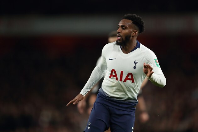 LONDON, ENGLAND - DECEMBER 19: Danny Rose of Tottenham during the Carabao Cup Quarter Final match between Arsenal and Tottenham Hotspur at Emirates Stadium on December 19, 2018 in London, United Kingdom. (Photo by James Williamson - AMA/Getty Images)