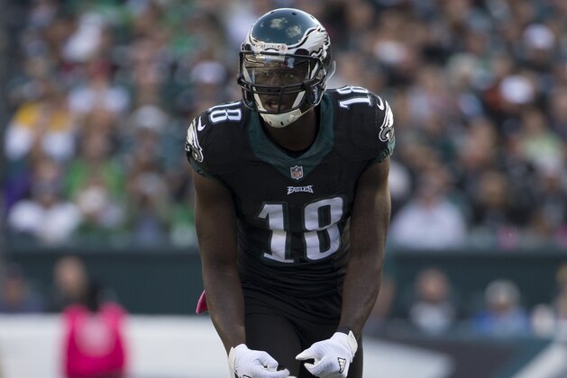 PHILADELPHIA, PA - OCTOBER 23: Dorial Green-Beckham #18 of the Philadelphia Eagles plays against the Minnesota Vikings at Lincoln Financial Field on October 23, 2016 in Philadelphia, Pennsylvania. The Eagles defeated the Vikings 21-10. (Photo by Mitchell Leff/Getty Images)