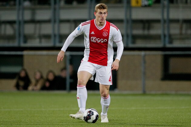 KERKRADE, NETHERLANDS - DECEMBER 19: Matthijs de Ligt of Ajax  during the Dutch KNVB Beker  match between Roda JC v Ajax at the Parkstad Limburg Stadium on December 19, 2018 in Kerkrade Netherlands (Photo by Erwin Spek/Soccrates/Getty Images)