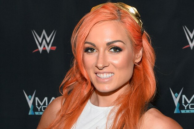 LAS VEGAS, NV - SEPTEMBER 12:  WWE Superstar Becky Lynch appears on the red carpet of the WWE Mae Young Classic on September 12, 2017 in Las Vegas, Nevada.  (Photo by Bryan Steffy/Getty Images for WWE)