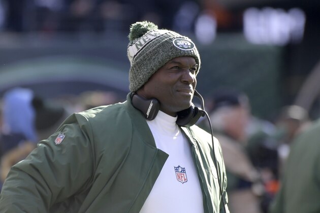 New York Jets head coach Todd Bowles looks on prior to an NFL football game against the Green Bay Packers, Sunday, Dec. 23, 2018, in East Rutherford, N.J. (AP Photo/Bill Kostroun) New York Jets head coach Todd Bowles looks on prior to an NFL football game against the Green Bay Packers, Sunday, Dec. 23, 2018, in East Rutherford, N.J. (AP Photo/Bill Kostroun)