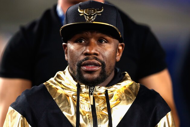 LOS ANGELES, CA - NOVEMBER 19:  Promoter Floyd Mayweather attends the game between the Kansas City Chiefs and the Los Angeles Rams at Los Angeles Memorial Coliseum on November 19, 2018 in Los Angeles, California.  The Rams won the game 54-51.  (Photo by Sean M. Haffey/Getty Images)