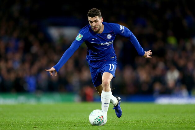LONDON, ENGLAND - DECEMBER 19: Mateo Kovacic of Chelsea in action during the Carabao Cup Quarter Final match between Chelsea and AFC Bournemouth at Stamford Bridge on December 19, 2018 in London, United Kingdom. (Photo by Jordan Mansfield/Getty Images)