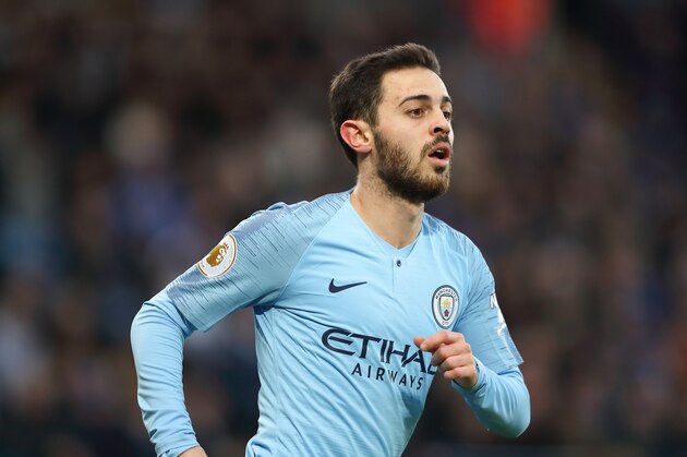 LEICESTER, ENGLAND - DECEMBER 26: Bernardo Silva of Manchester City during the Premier League match between Leicester City and Manchester City at The King Power Stadium on December 26, 2018 in Leicester, United Kingdom. (Photo by James Williamson - AMA/Getty Images)