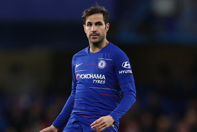 LONDON, ENGLAND - DECEMBER 22: Cesc Fabregas of Chelsea during the Premier League match between Chelsea FC and Leicester City at Stamford Bridge on December 22, 2018 in London, United Kingdom. (Photo by Catherine Ivill/Getty Images)
