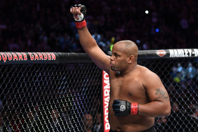 NEW YORK, NY - NOVEMBER 03:  Daniel Cormier prepares to fight Derrick Lewis in their UFC heavyweight championship bout during the UFC 230 event inside Madison Square Garden on November 3, 2018 in New York, New York. (Photo by Jeff Bottari/Zuffa LLC/Zuffa LLC via Getty Images)