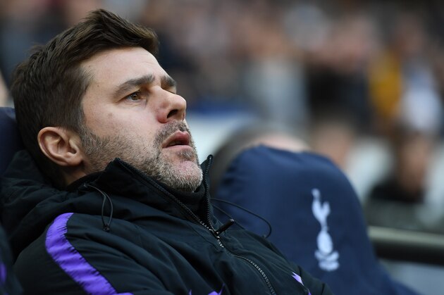 LONDON, ENGLAND - DECEMBER 29: Mauricio Pochettino the head coach / manager of Tottenham Hotspur  during the Premier League match between Tottenham Hotspur and Wolverhampton Wanderers at Wembley Stadium on December 29, 2018 in London, United Kingdom. (Photo by Sam Bagnall - AMA/Getty Images)