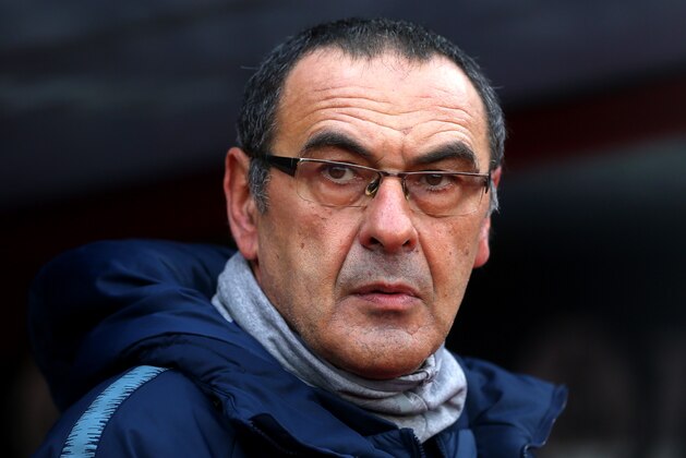 LONDON, ENGLAND - DECEMBER 30: Chelsea Manager Maurizio Sarri ahead of the Premier League match between Crystal Palace and Chelsea FC at Selhurst Park on December 30, 2018 in London, United Kingdom. (Photo by Chloe Knott - Danehouse/Getty Images)