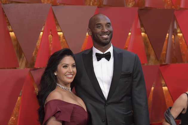Vanessa Laine Bryant, left, and Kobe Bryant arrive at the Oscars on Sunday, March 4, 2018, at the Dolby Theatre in Los Angeles. (Photo by Richard Shotwell/Invision/AP)