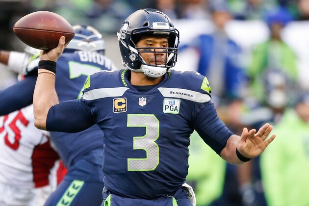 SEATTLE, WA - DECEMBER 30: Russell Wilson #3 of the Seattle Seahawks throws the ball in the third quarter against the Arizona Cardinals at CenturyLink Field on December 30, 2018 in Seattle, Washington. (Photo by Otto Greule Jr/Getty Images)