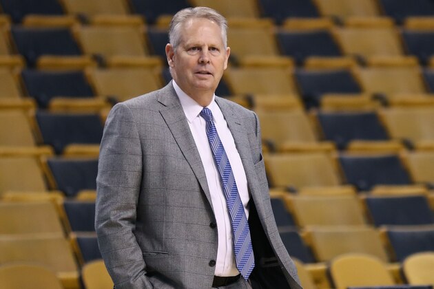 BOSTON, MA - FEBRUARY 14: Boston Celtics General Manager Danny Ainge looks on before action between the Boston Celtics and the LA Clippers at TD Garden on February 14, 2018 in Boston, Massachusetts. NOTE TO USER: User expressly acknowledges and agrees that, by downloading and or using this photograph, User is consenting to the terms and conditions of the Getty Images License Agreement. (Photo by Omar Rawlings/Getty Images) BOSTON, MA - FEBRUARY 14: Boston Celtics General Manager Danny Ainge looks on before action between the Boston Celtics and the LA Clippers at TD Garden on February 14, 2018 in Boston, Massachusetts. NOTE TO USER: User expressly acknowledges and agrees that, by downloading and or using this photograph, User is consenting to the terms and conditions of the Getty Images License Agreement. (Photo by Omar Rawlings/Getty Images)