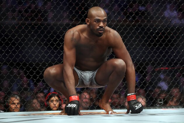 INGLEWOOD, CA - DECEMBER 29:  Jon Jones waits in his corner prior to facing Alexander Gustafsson of Sweden in their light heavyweight bout during the UFC 232 event inside The Forum on December 29, 2018 in Inglewood, California. (Photo by Christian Petersen/Zuffa LLC/Zuffa LLC via Getty Images)