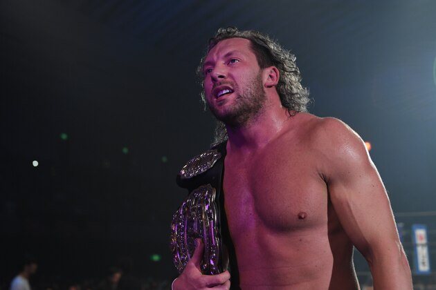 OSAKA, JAPAN - NOVEMBER 03: Kenny Omega looks on after the tag match during the Power Struggle - Super Jr. Tag League 2018 at Edion Arena Osaka on November 03, 2018 in Osaka, Japan. (Photo by Etsuo Hara/Getty Images)
