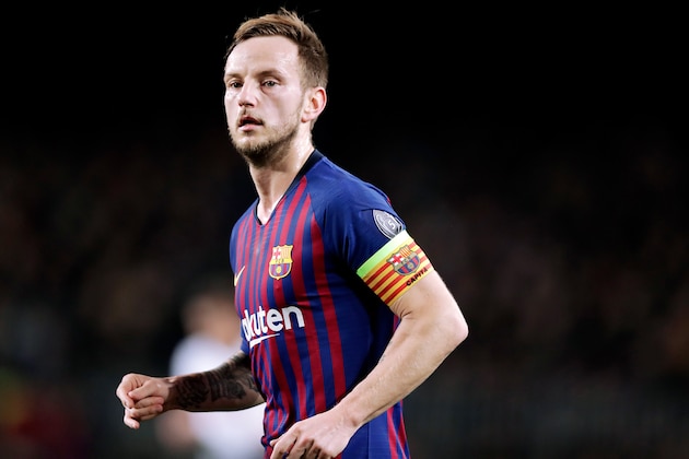 BARCELONA, SPAIN - DECEMBER 11: Ivan Rakitic of FC Barcelona  during the UEFA Champions League  match between FC Barcelona v Tottenham Hotspur at the Camp Nou on December 11, 2018 in Barcelona Spain (Photo by Jeroen Meuwsen/Soccrates/Getty Images)