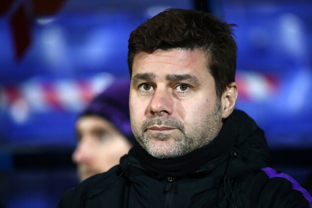BIRKENHEAD, ENGLAND - JANUARY 04:  Mauricio Pochettino, Manager of Tottenham Hotspur looks on prior to the FA Cup Third Round match between Tranmere Rovers and Tottenham Hotspur at Prenton Park on January 4, 2019 in Birkenhead, United Kingdom.  (Photo by Clive Brunskill/Getty Images)