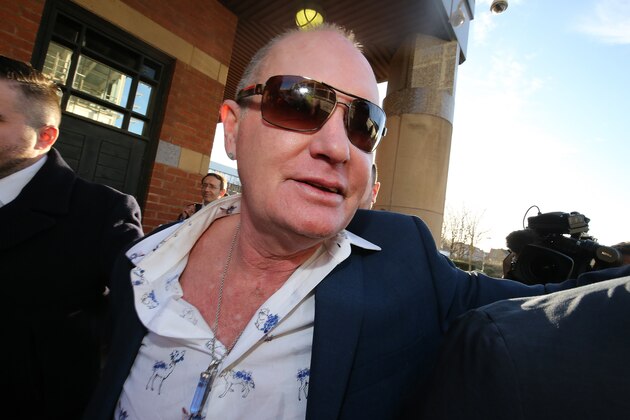 MIDDLESBROUGH, ENGLAND - JANUARY 08:  Former England footballer Paul Gascoigne leaves Teesside Crown Court on January 8, 2019 in Middlesbrough, England. Gascoigne was arrested at Durham station on 20 August by British Transport Police and charged with one count of sexual assault by touching which he has pleaded not guilty to at a previous Magistrates hearing. The case has been ajourned until October. (Photo by Nigel Roddis/Getty Images)