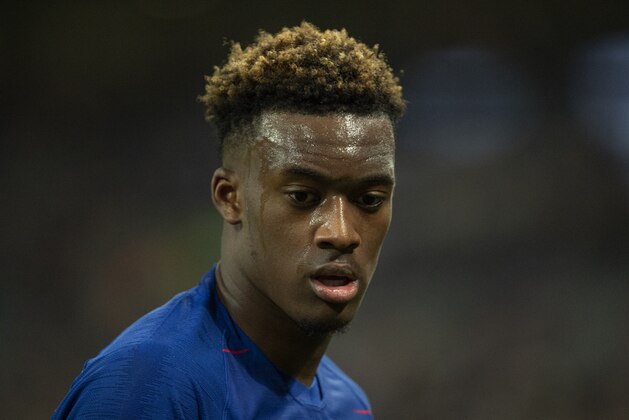 LONDON, ENGLAND - JANUARY 08: Callum Hudson-Odoi of Chelsea during the Carabao Cup Semi-Final between Tottenham Hotspur and Chelsea at Wembley Stadium on January 8, 2019 in London, England. (Photo by Visionhaus/Getty Images)