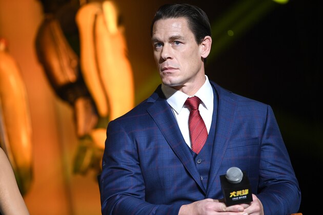 BEIJING, CHINA - DECEMBER 14:  John Cena attends Paramount Pictures' Beijing press conference for 'Bumblebee' on December 14, 2018 in Beijing, China.  (Photo by Yanshan Zhang/Getty Images for Paramount Pictures)