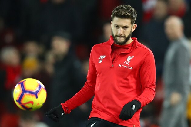 LIVERPOOL, ENGLAND - DECEMBER 29:  Adam Lallana of Liverpool warms up ahead of the Premier League match between Liverpool FC and Arsenal FC at Anfield on December 29, 2018 in Liverpool, United Kingdom.  (Photo by Clive Brunskill/Getty Images)