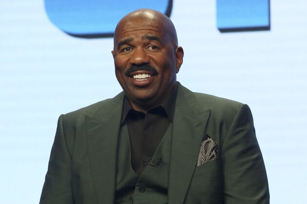 Host/executive producer Steve Harvey participates in the