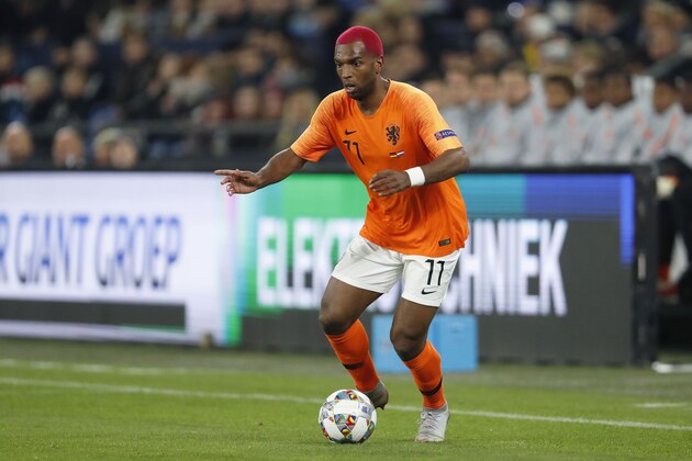 Ryan Babel of Holland during the UEFA Nations League A group 1 qualifying match between Germany and The Netherlands at the Veltins Arena on November 19, 2018 in Gelsenkirchen, Germany(Photo by VI Images via Getty Images)