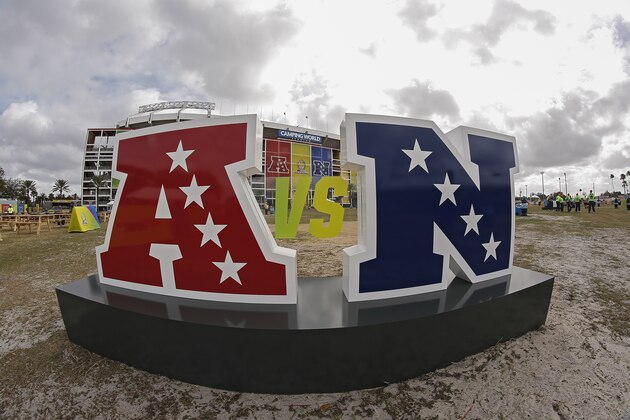 ORLANDO, FL - JANUARY 28: A general view outside of Camping World Stadium before the start of the 2018 NFL Pro Bowl Game between the NFC team against the AFC team on January 28, 2018 in Orlando, Florida. (Photo by Don Juan Moore/Getty Images)