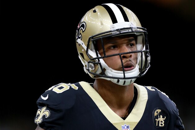 NEW ORLEANS, LOUISIANA - NOVEMBER 22:  P.J. Williams #26 of the New Orleans Saints warms up before a game against the Atlanta Falcons at the Mercedes-Benz Superdome on November 22, 2018 in New Orleans, Louisiana. (Photo by Sean Gardner/Getty Images)